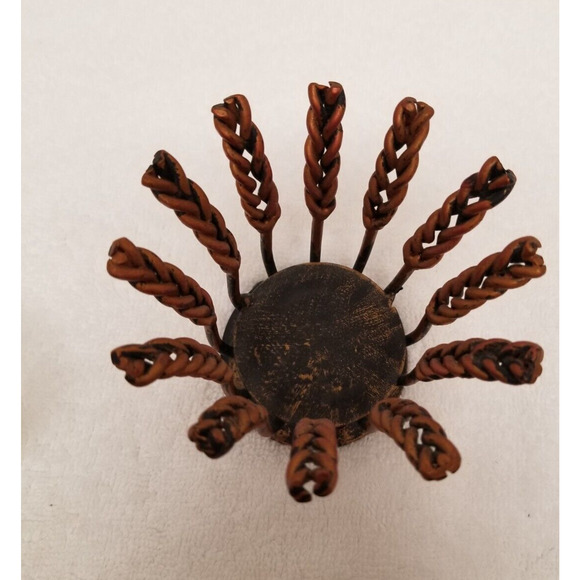 Copper look twisted small candle holder Item#253 - Picture 10 of 13